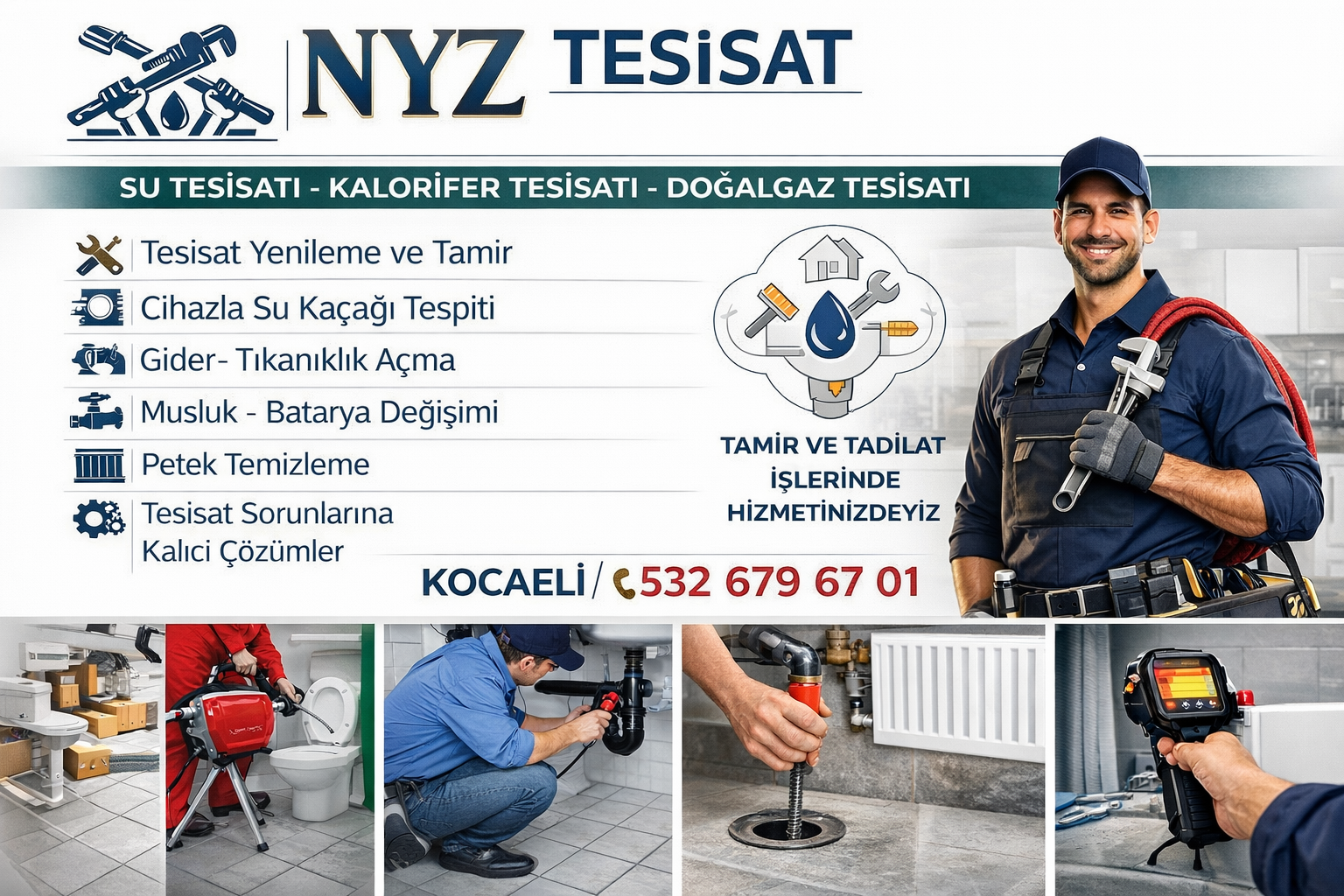 İzmit Akmeşe su tesisatçısı